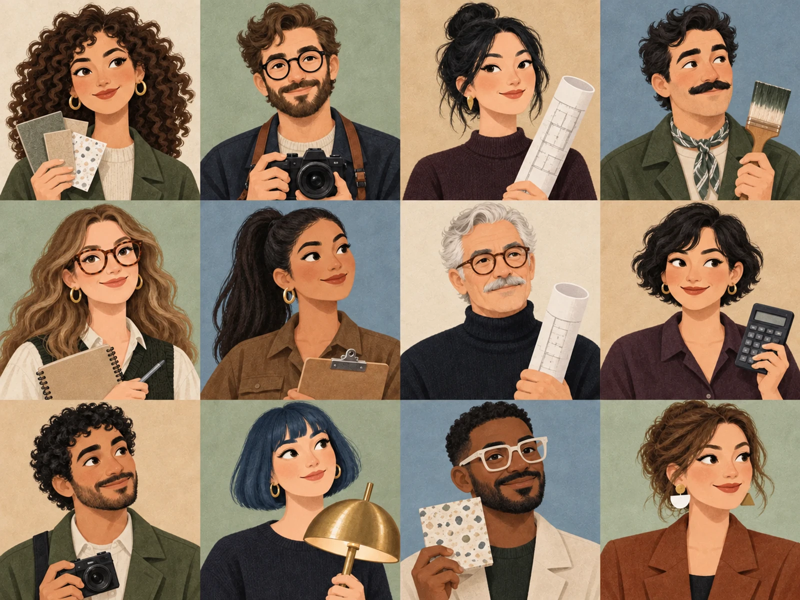 Your studio’s twelve creative specialists