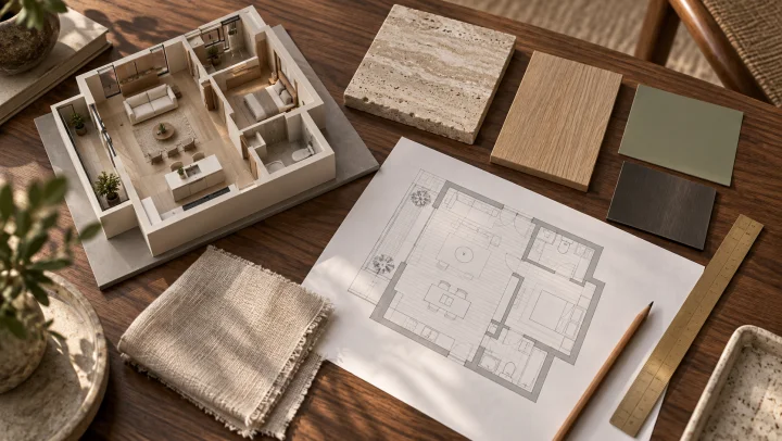 Project reference scene for discussing a renovation brief