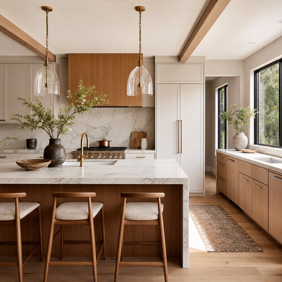 Small kitchen after a brighter budget renovation preview